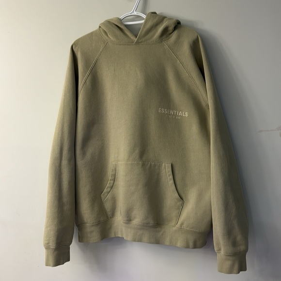 Fear of God Essentials Seafoam Hoodie (SS22) - Picture 2 of 6